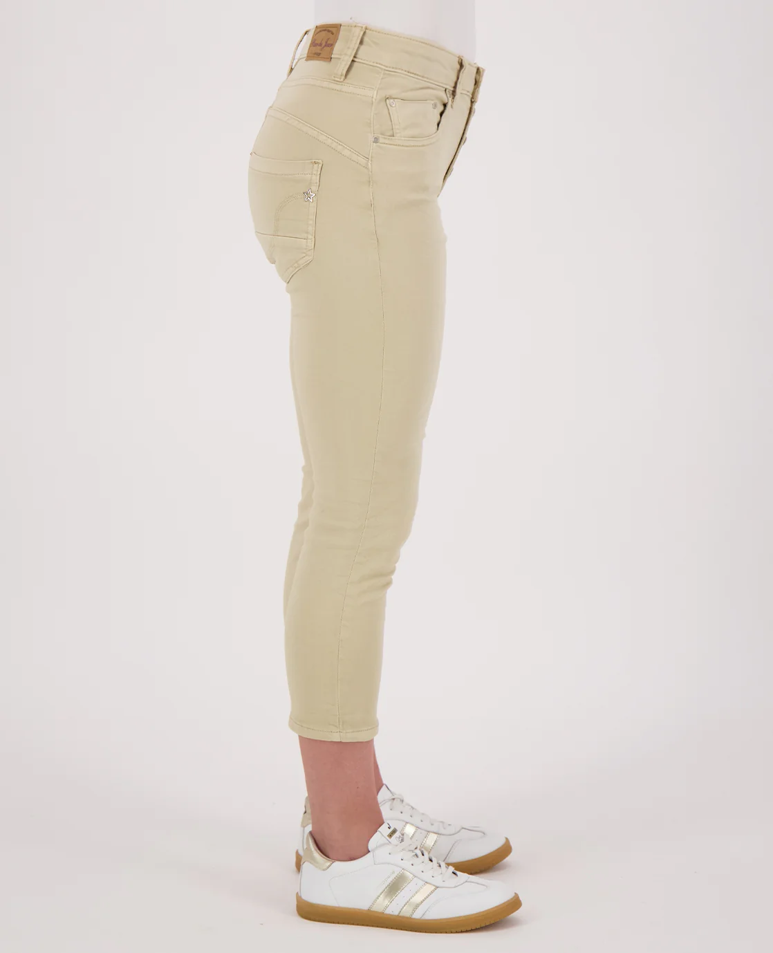 Capri Jogg Denim | Sand - Image 5