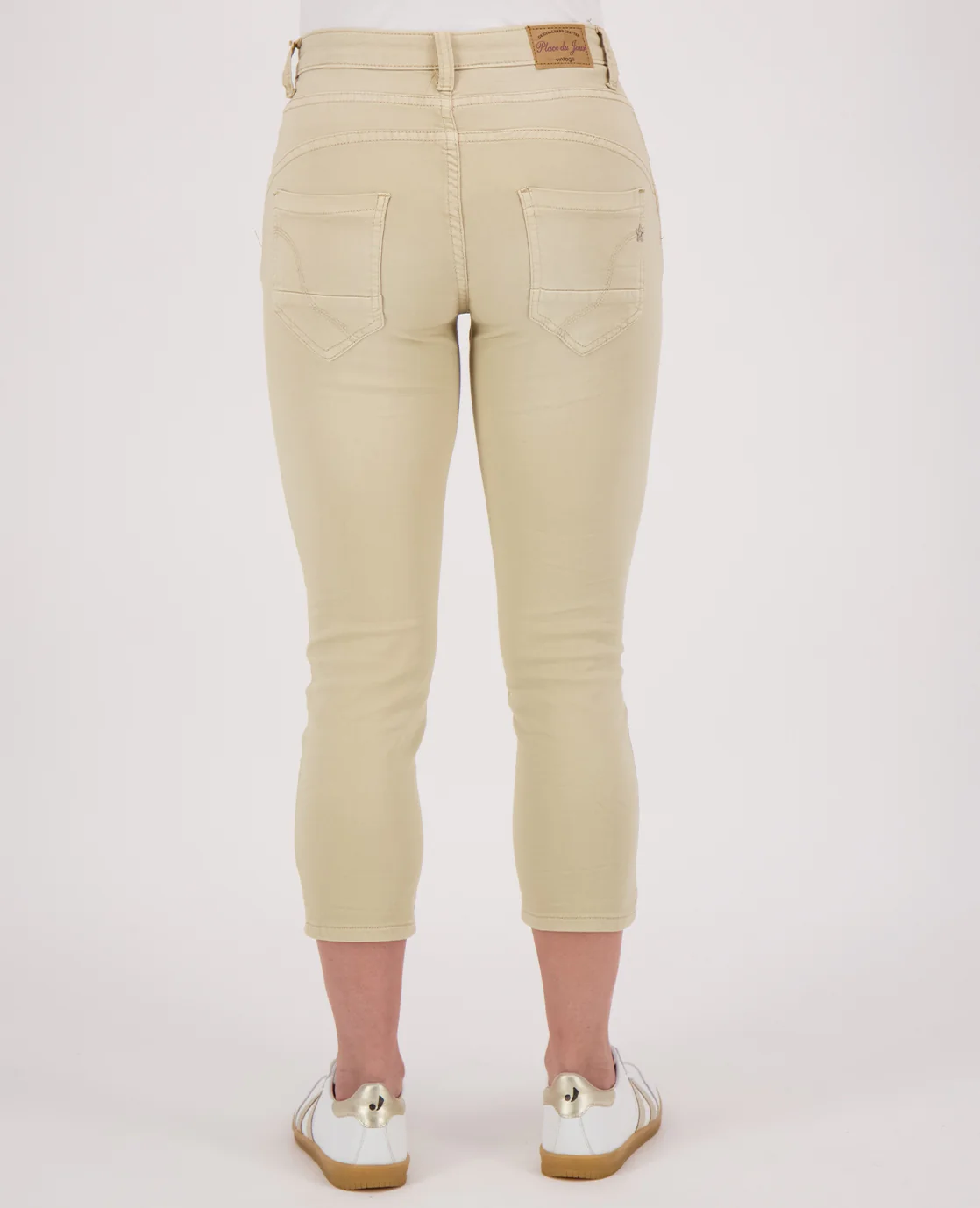 Capri Jogg Denim | Sand - Image 6