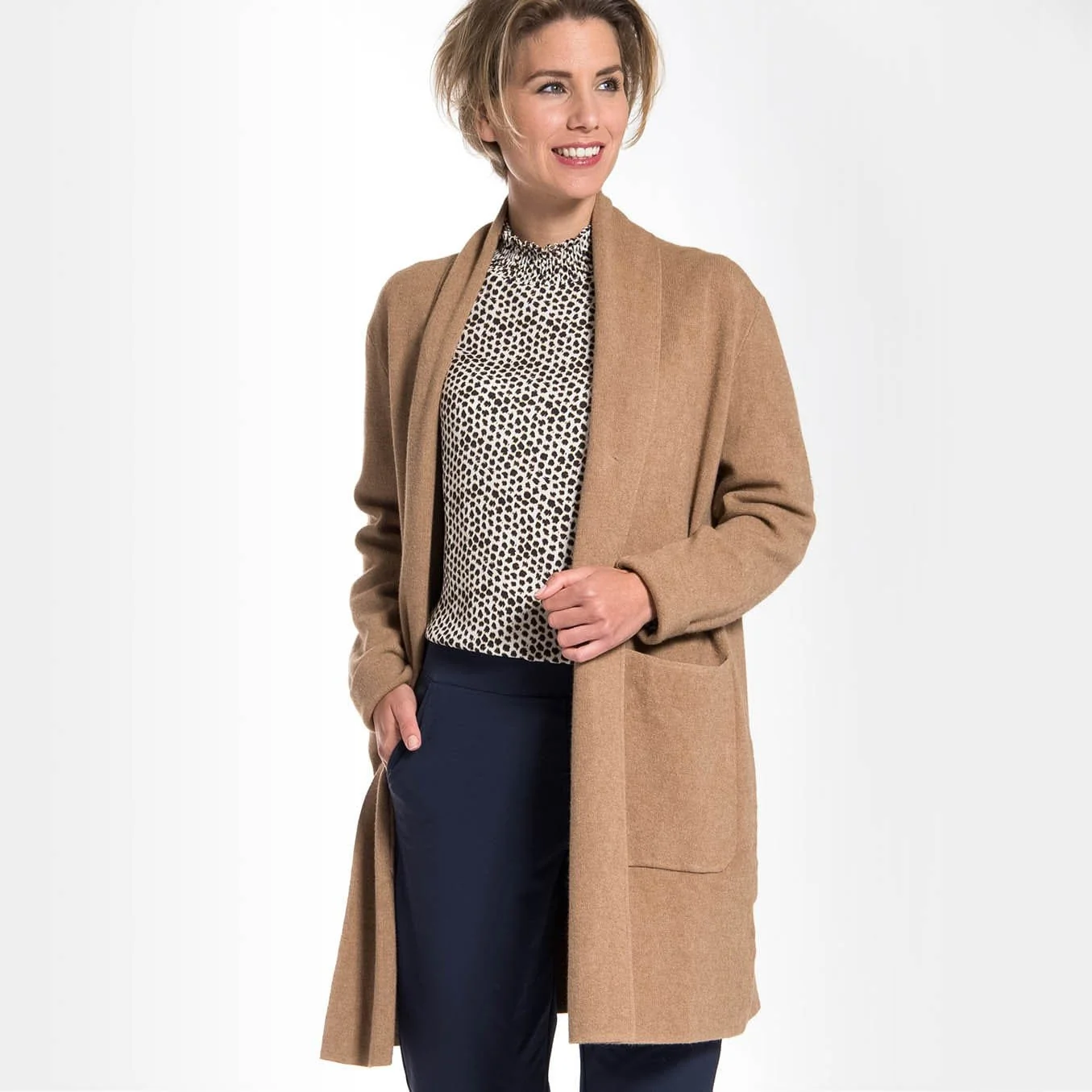 Cardigan | Warm Camel - Image 10