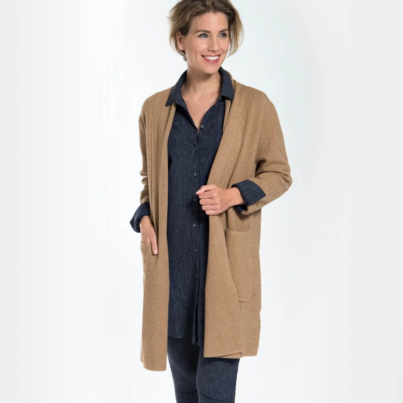 Cardigan | Warm Camel - Image 5