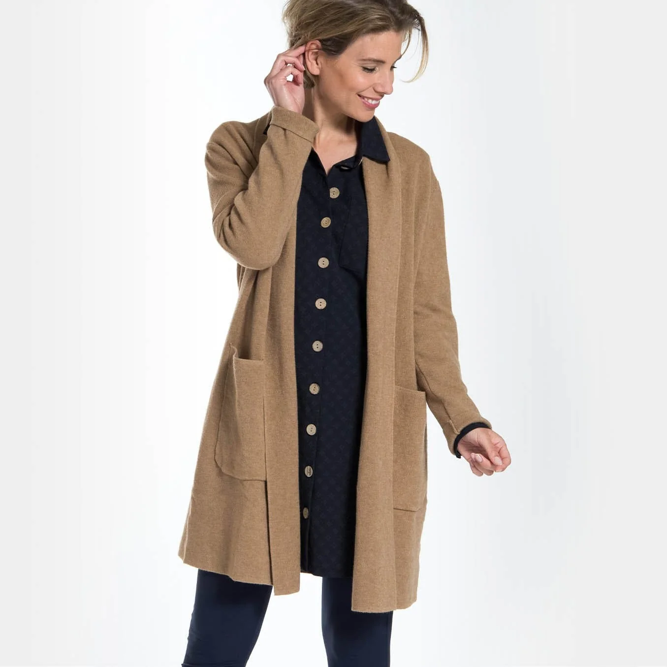 Cardigan | Warm Camel - Image 6