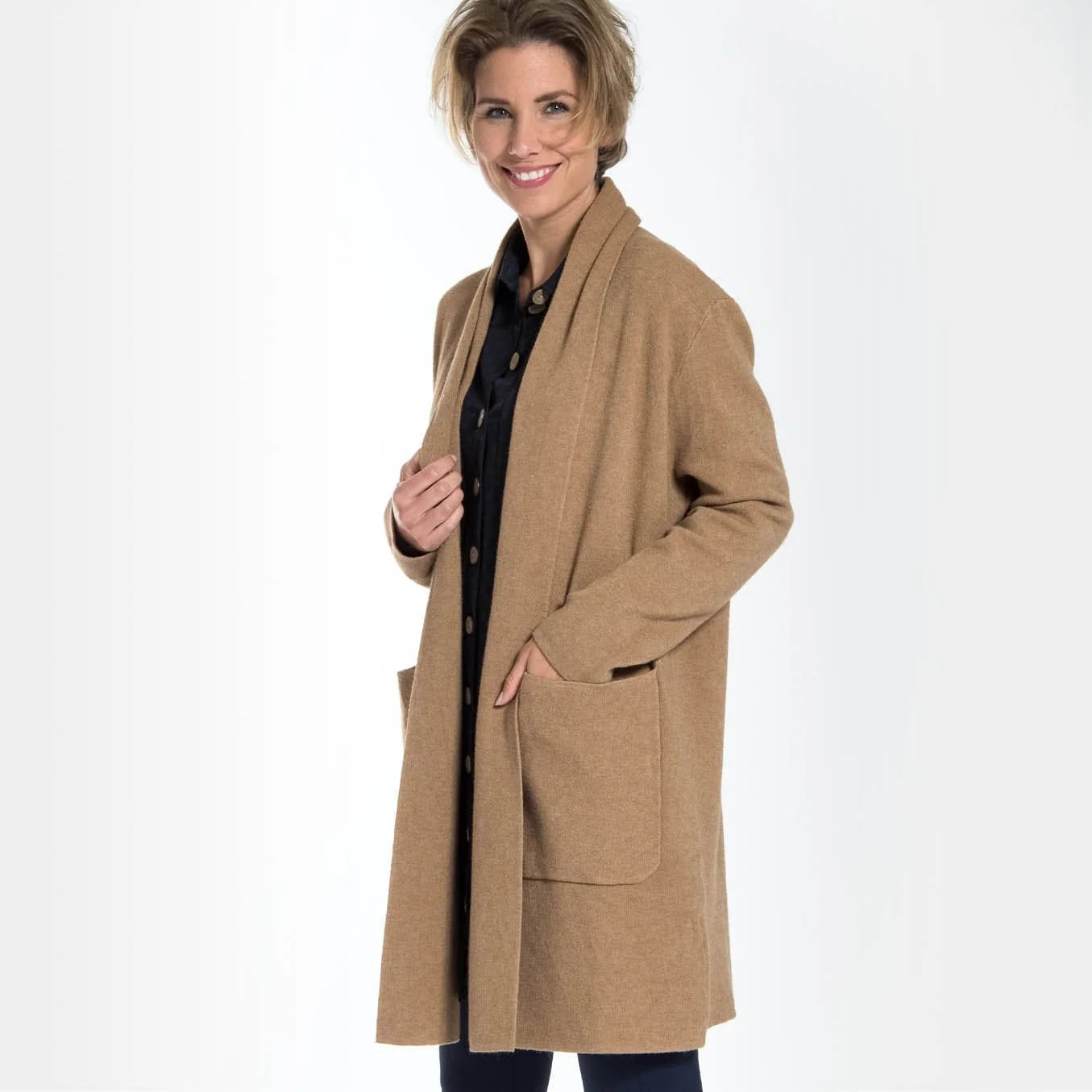 Cardigan | Warm Camel - Image 7
