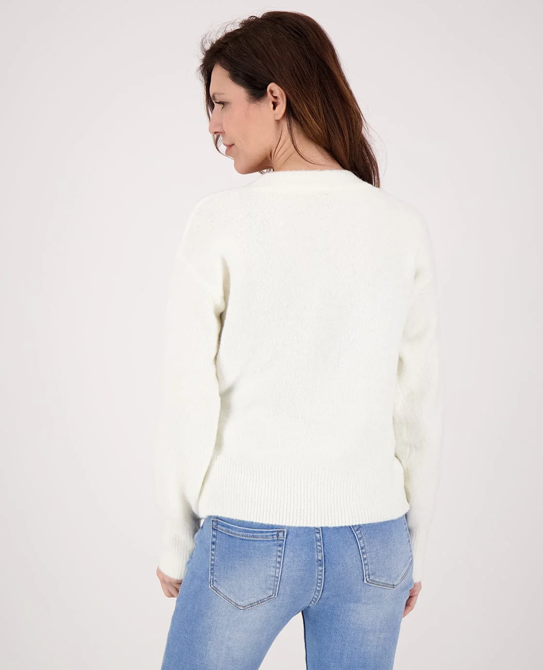 Cardigan Wrapped | Ecru - Image 3
