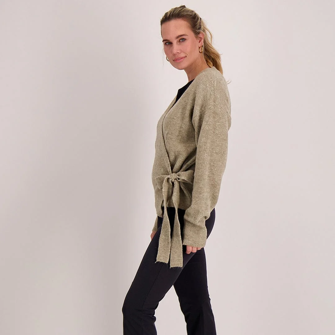 Cardigan Wrapped | Taupe - Image 5