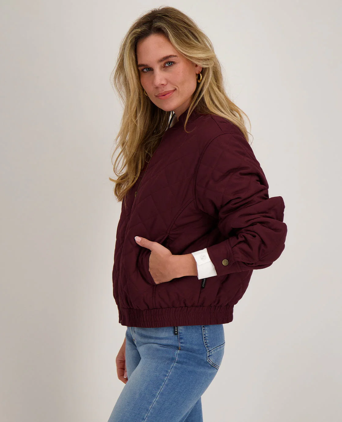 Coat Aria | Burgundy - Image 7