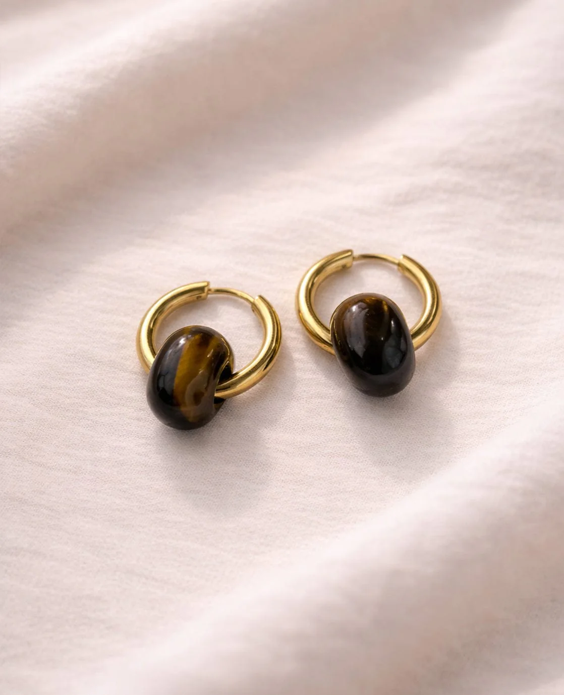 Earrings | Gold / Burnt Honey