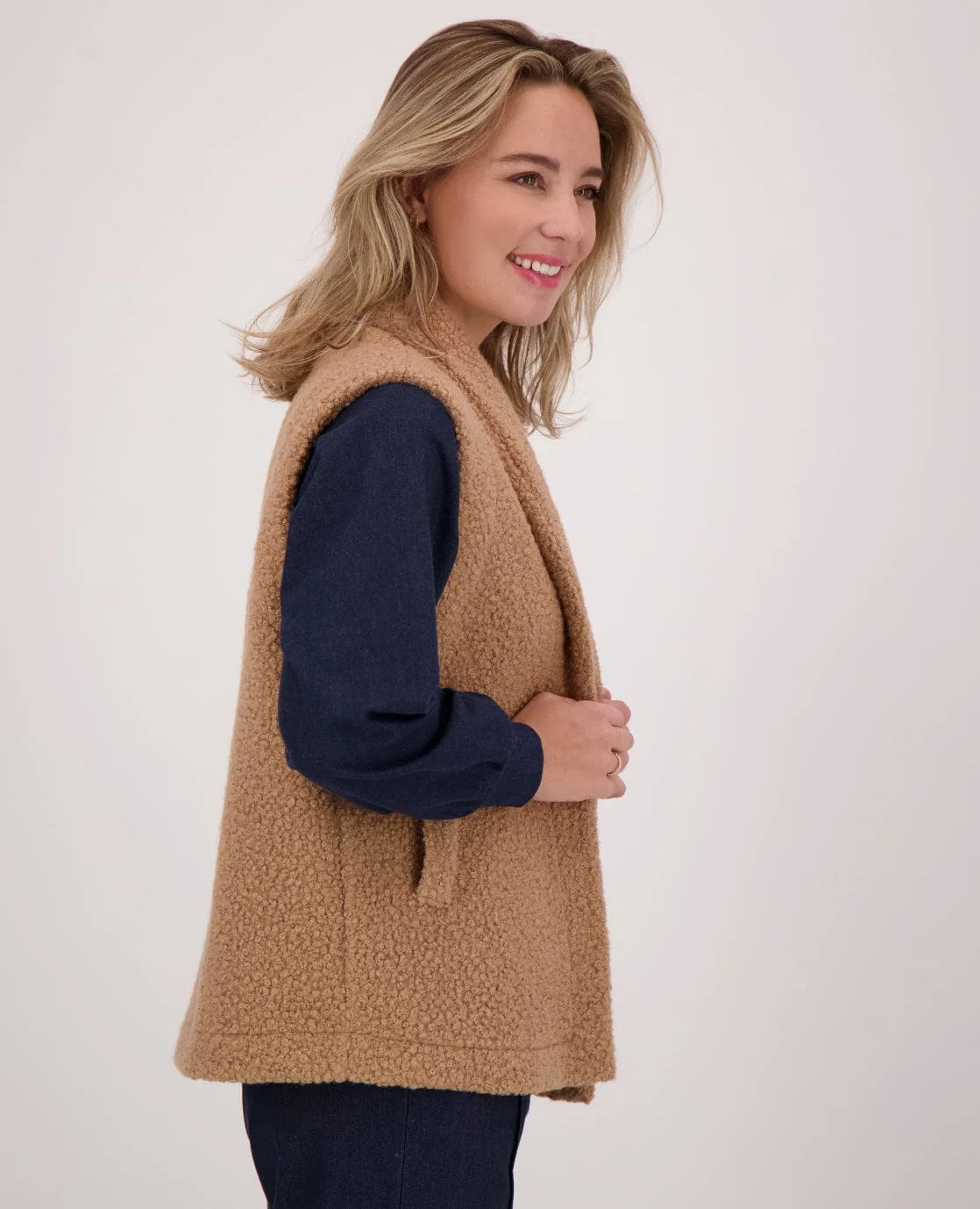 Gilet Teddy | Cognac - Image 3