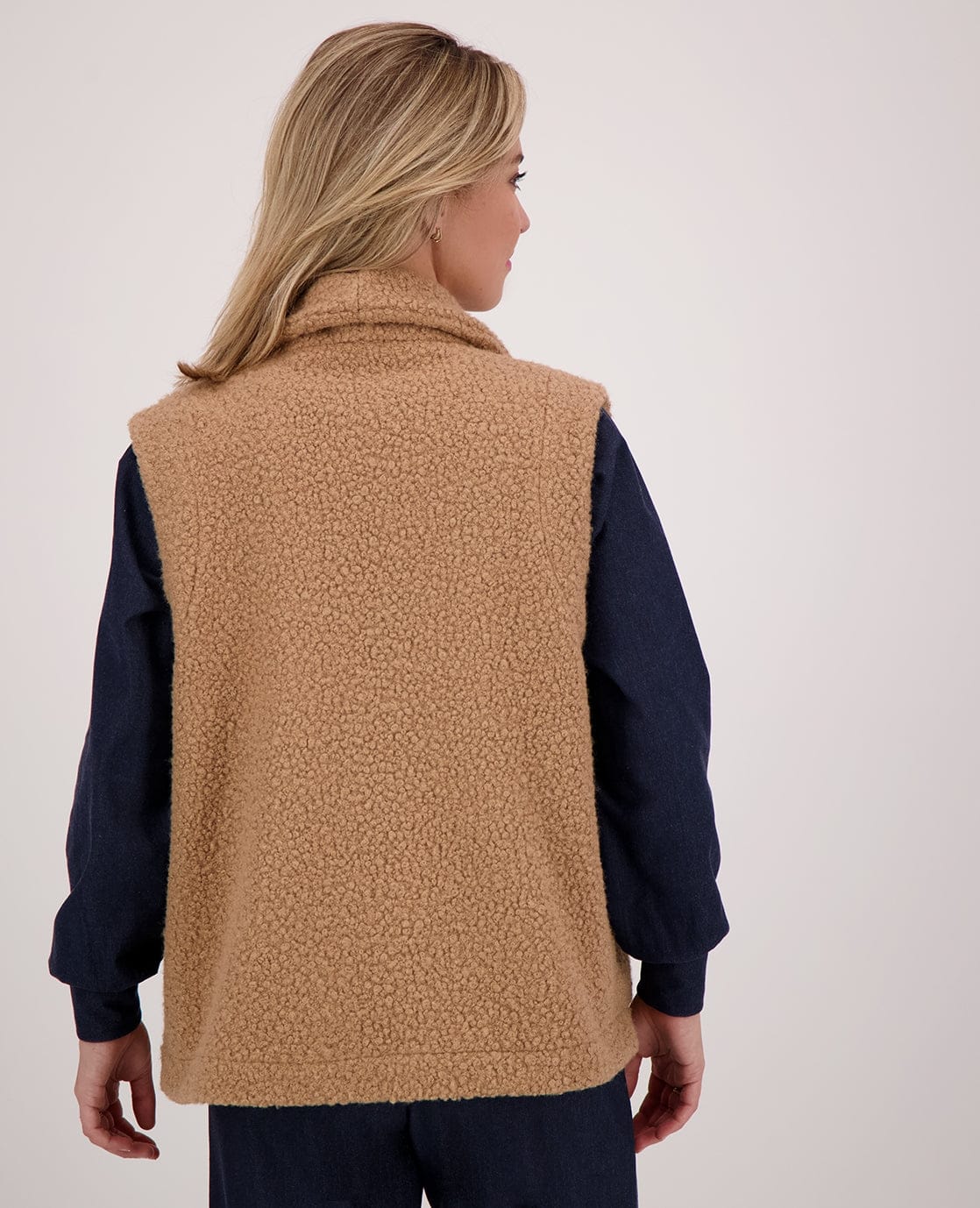 Gilet Teddy | Cognac - Image 4