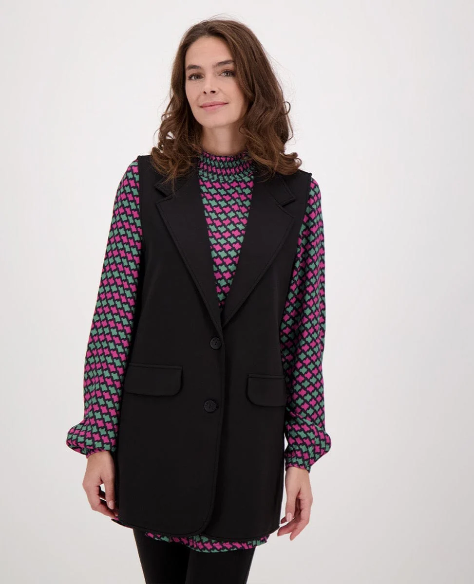 Gilet Travel Brushed | Zwart - Image 11
