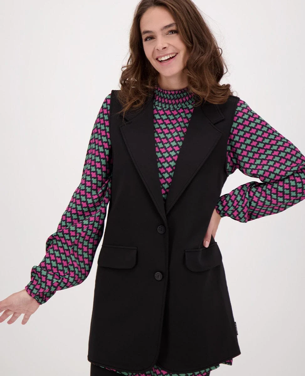 Gilet Travel Brushed | Zwart - Image 12