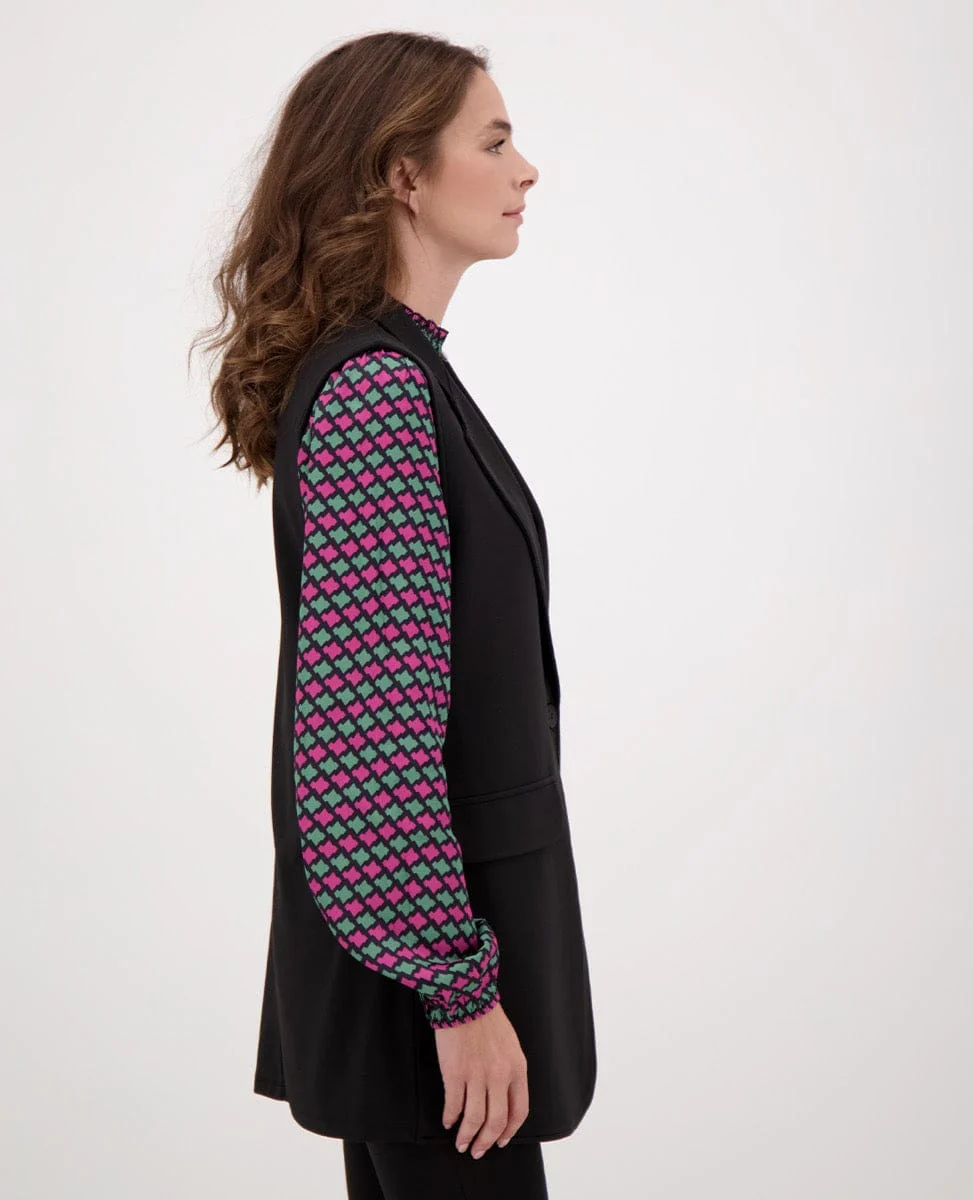 Gilet Travel Brushed | Zwart - Image 13