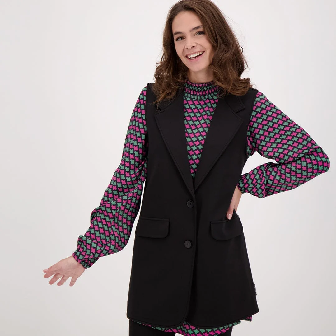 Gilet Travel Brushed | Zwart - Image 14