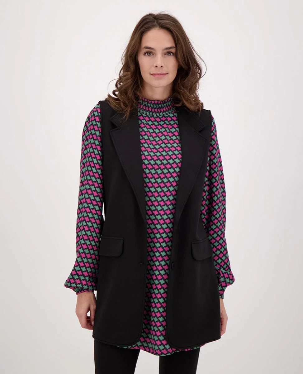 Gilet Travel Brushed | Zwart - Image 6