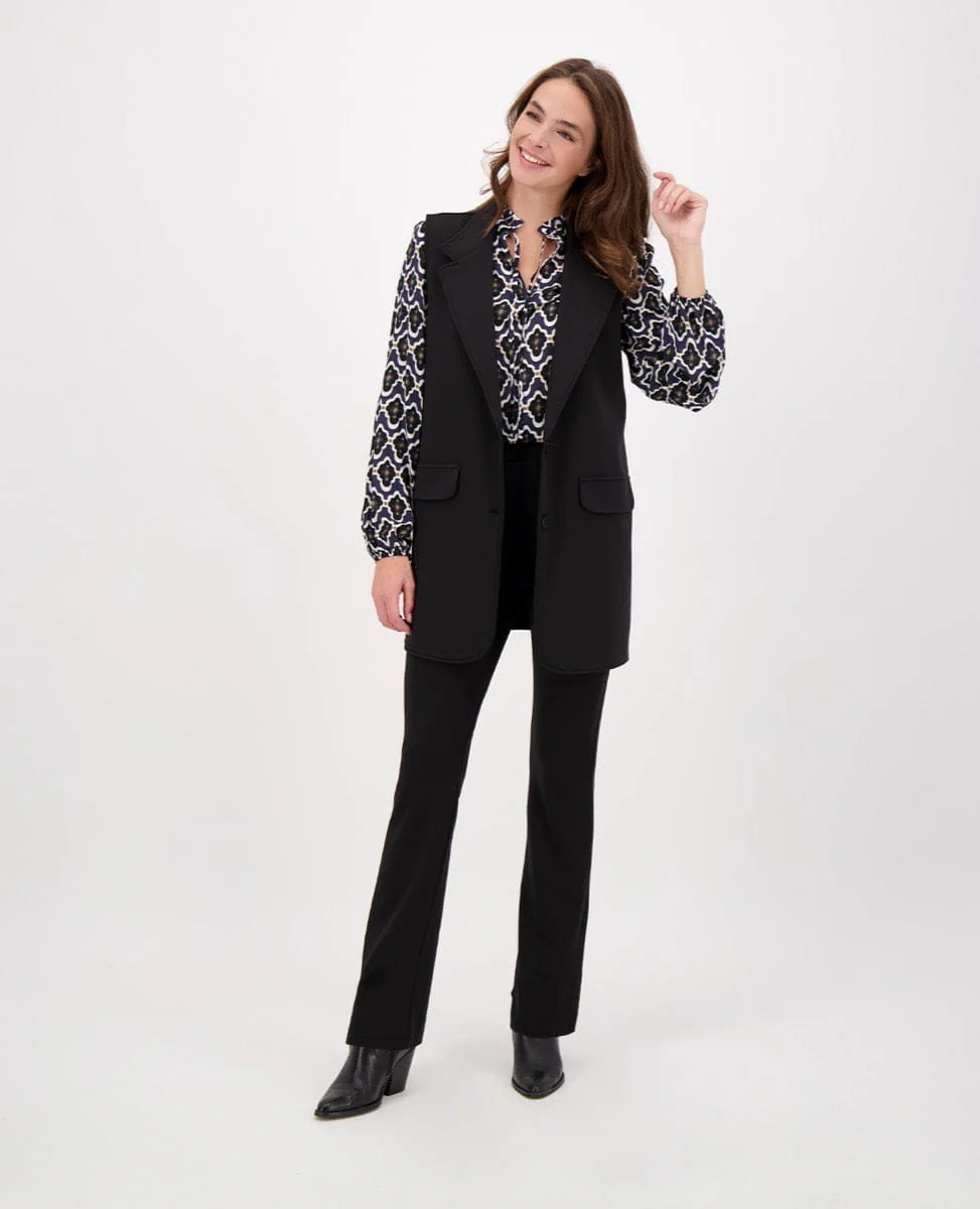 Gilet Travel Brushed | Zwart - Image 8
