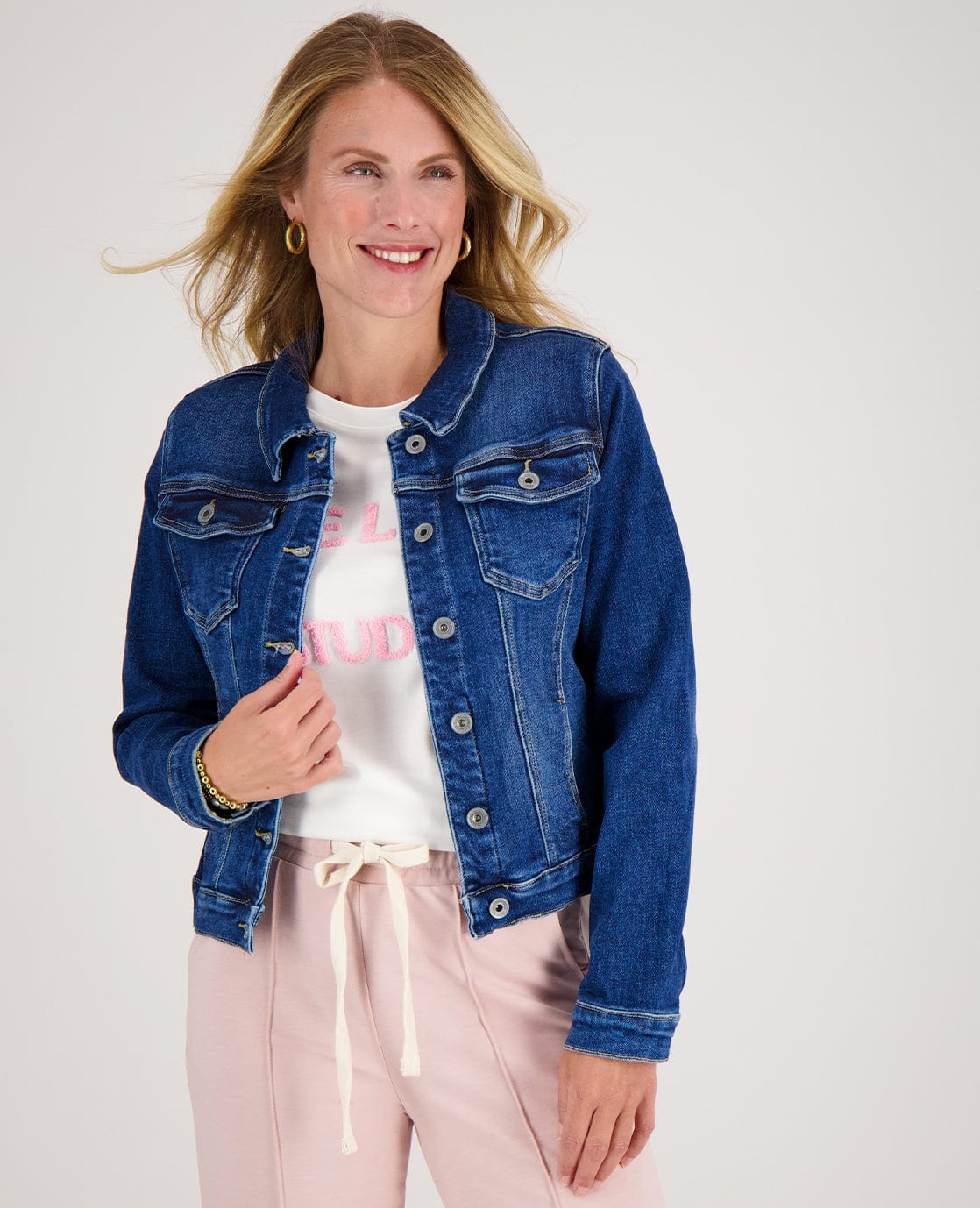 Jacket Denim | Dark Denim - Image 2