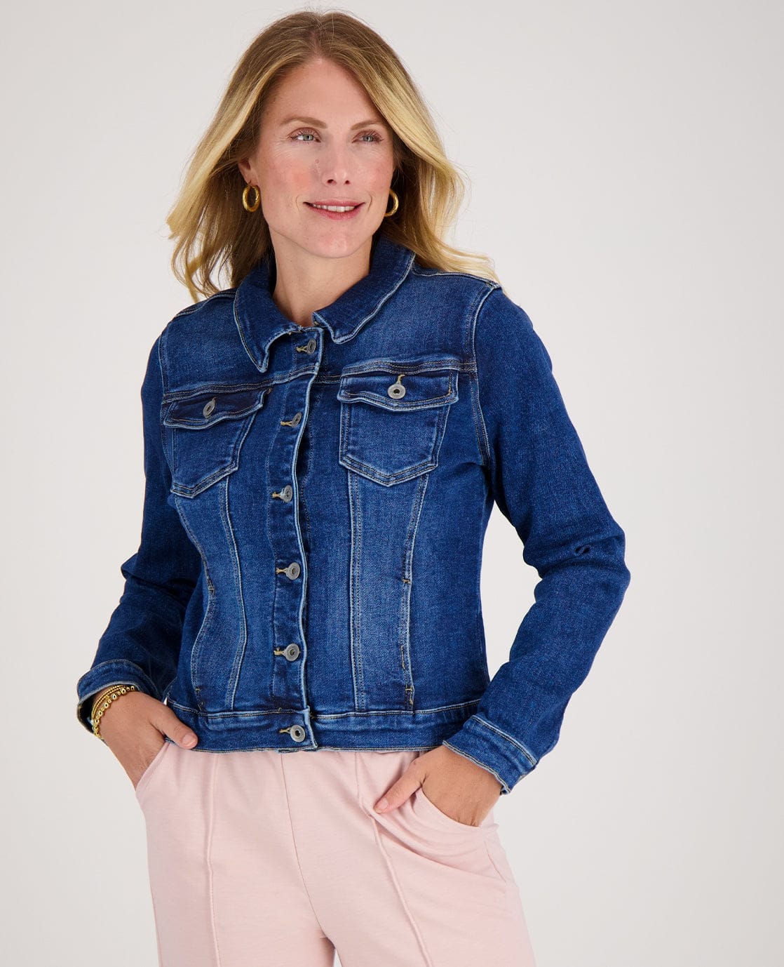 Jacket Denim | Dark Denim - Image 3