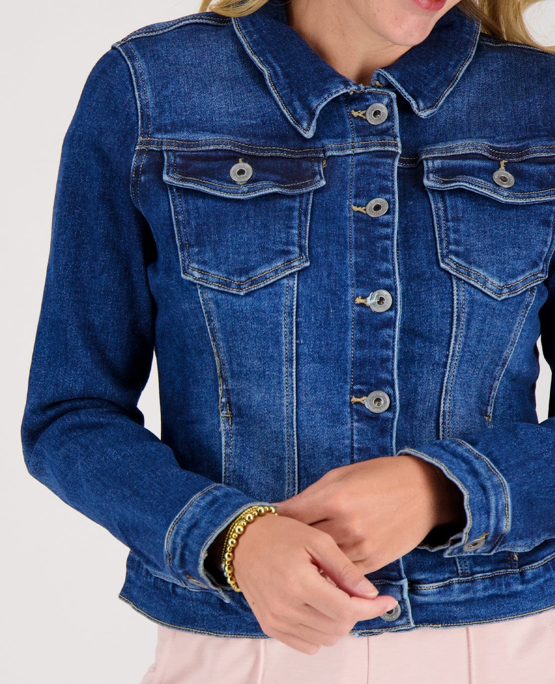 Jacket Denim | Dark Denim - Image 4
