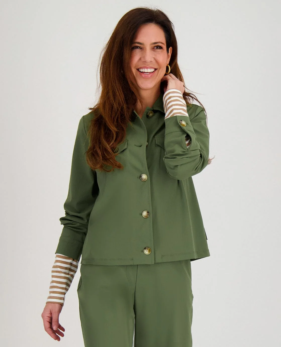 Veste Livia Travel ++++ | Dark Olive - Image 2