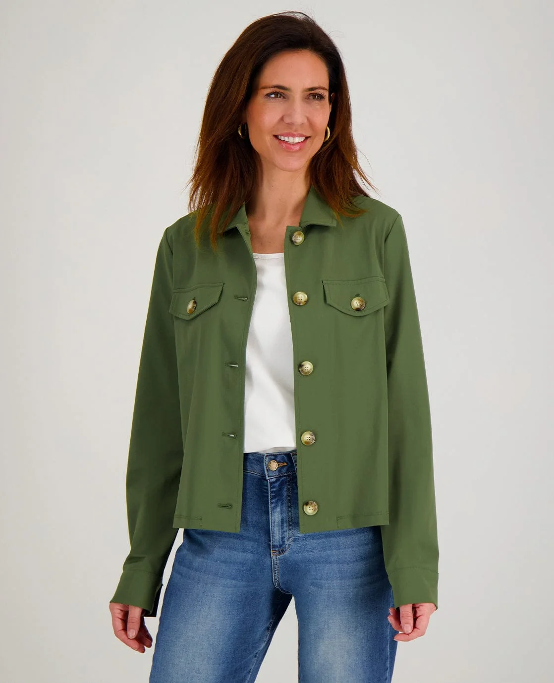 Veste Livia Travel ++++ | Dark Olive - Image 3