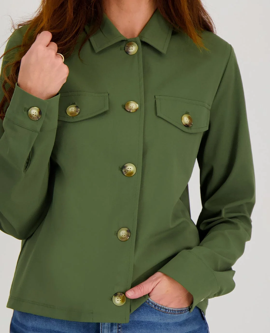 Veste Livia Travel ++++ | Dark Olive - Image 4