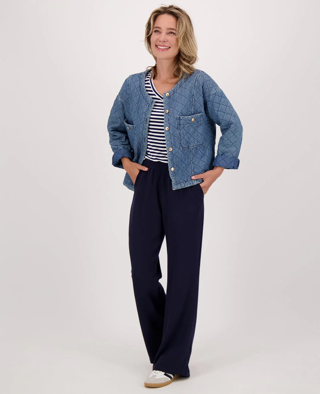 Jacket Quilted | Denim - Image 14