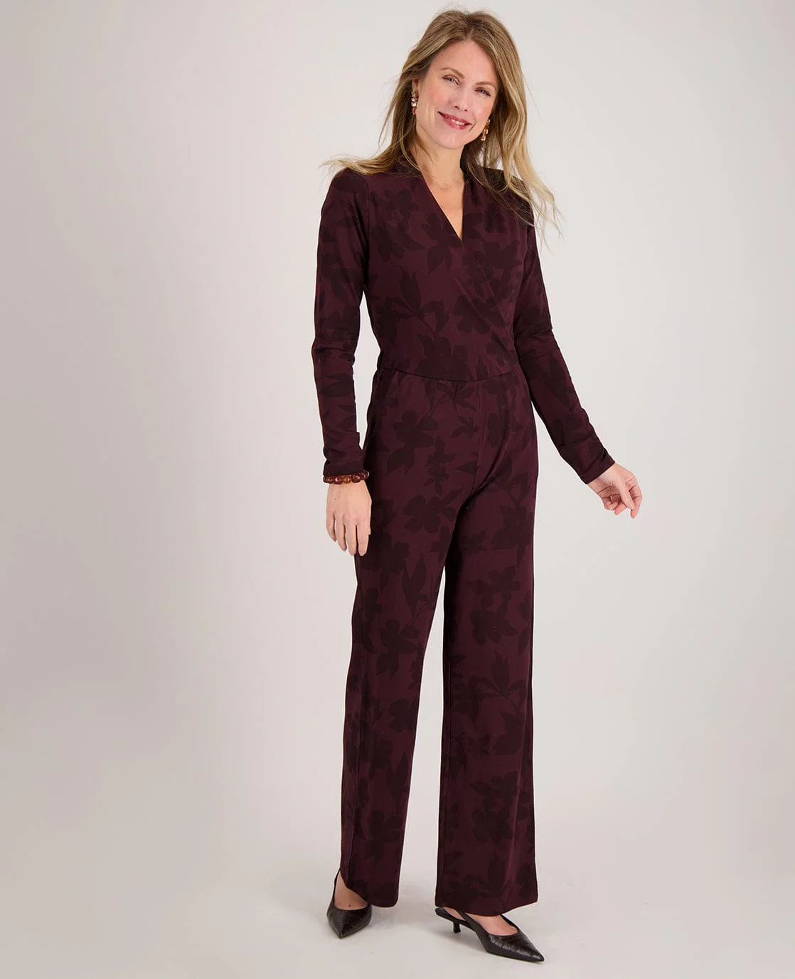 Jumpsuit Caroline | Dark Burgundy - Image 11