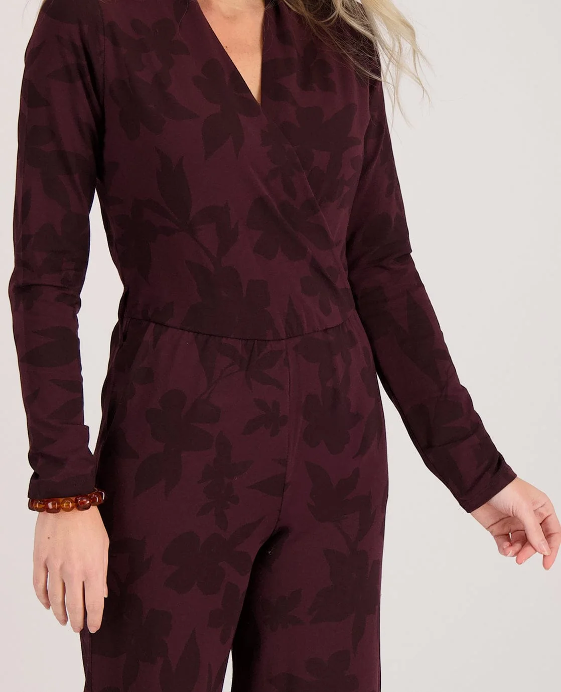Jumpsuit Caroline | Dark Burgundy - Image 5