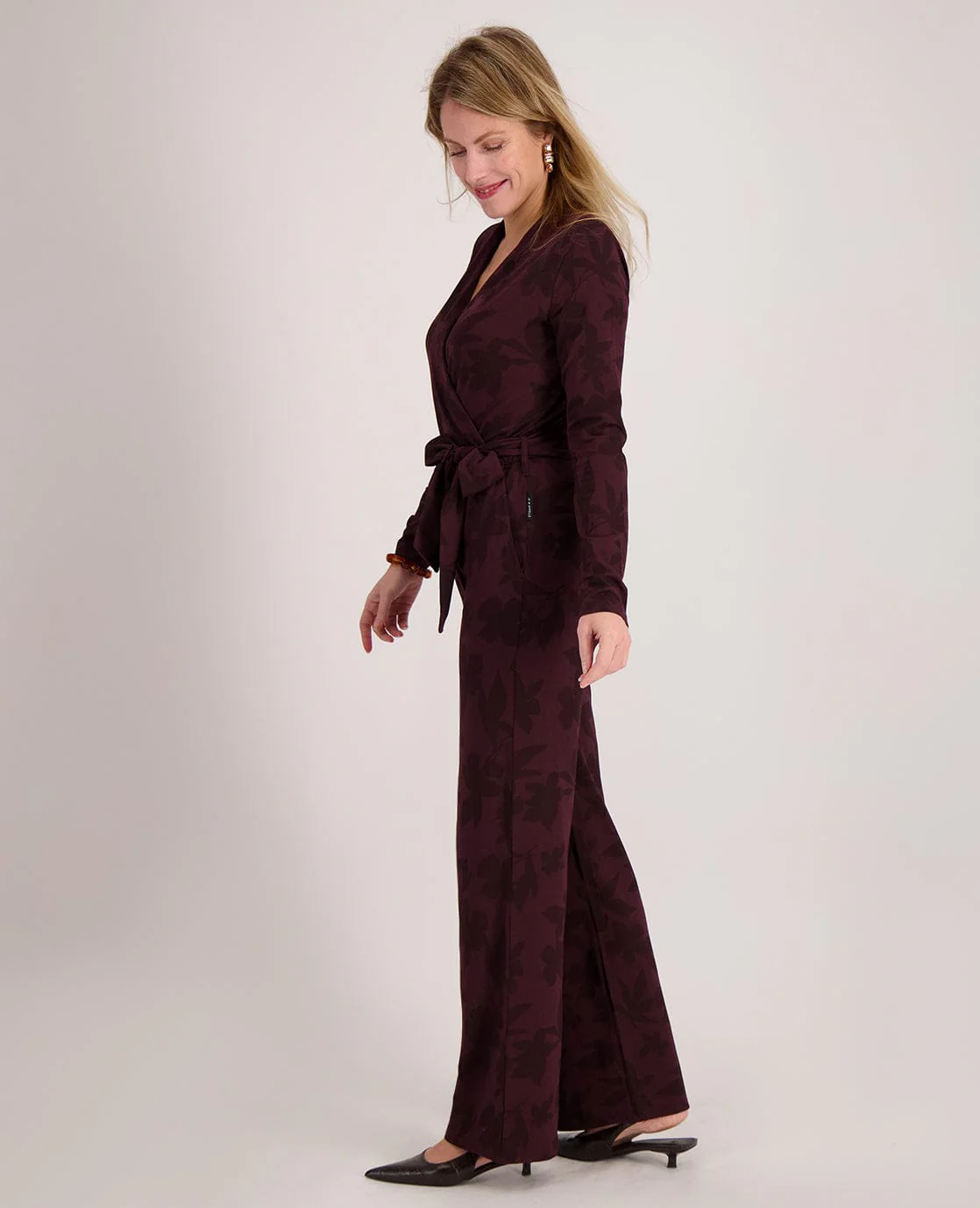 Jumpsuit Caroline | Dark Burgundy - Image 6