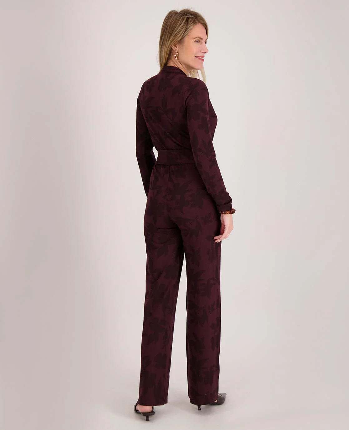 Jumpsuit Caroline | Dark Burgundy - Image 7
