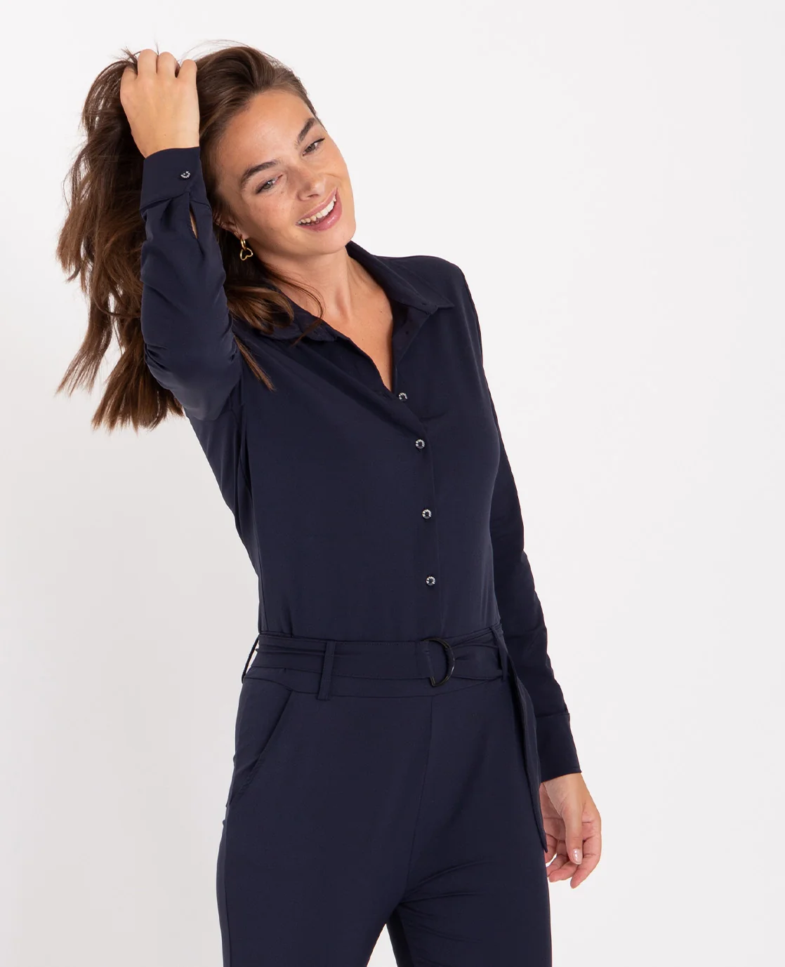 Jumpsuit Travel | Donkerblauw - Image 13