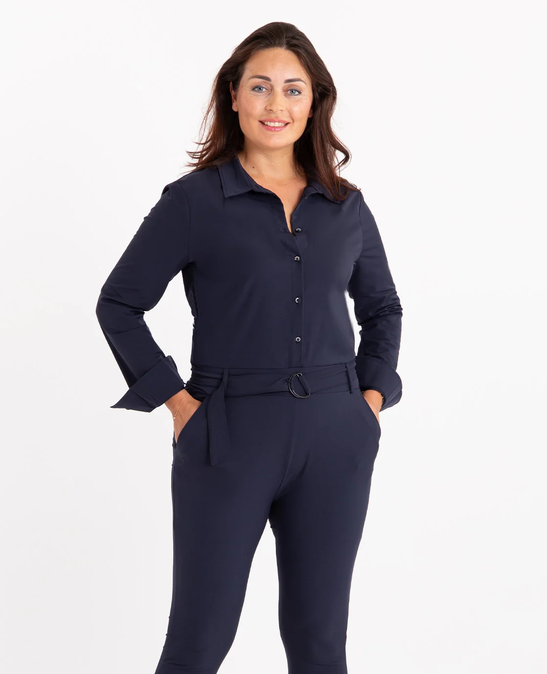 Jumpsuit Travel | Donkerblauw - Image 8
