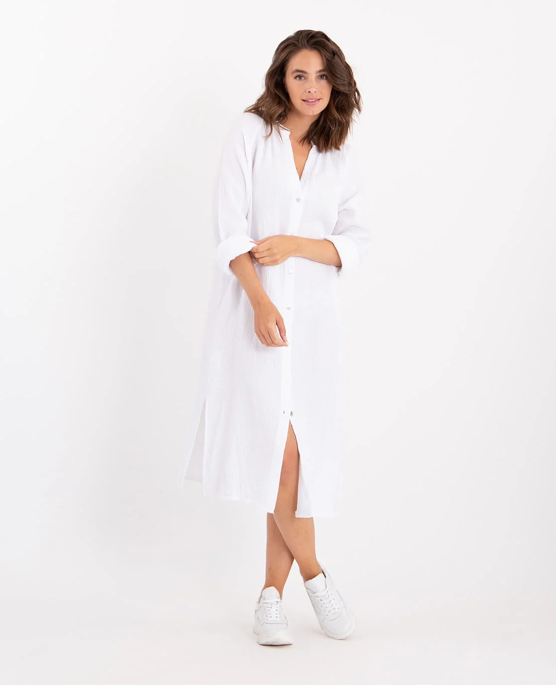 La Spring Dress Joyeux Blanc | Wit - Image 4