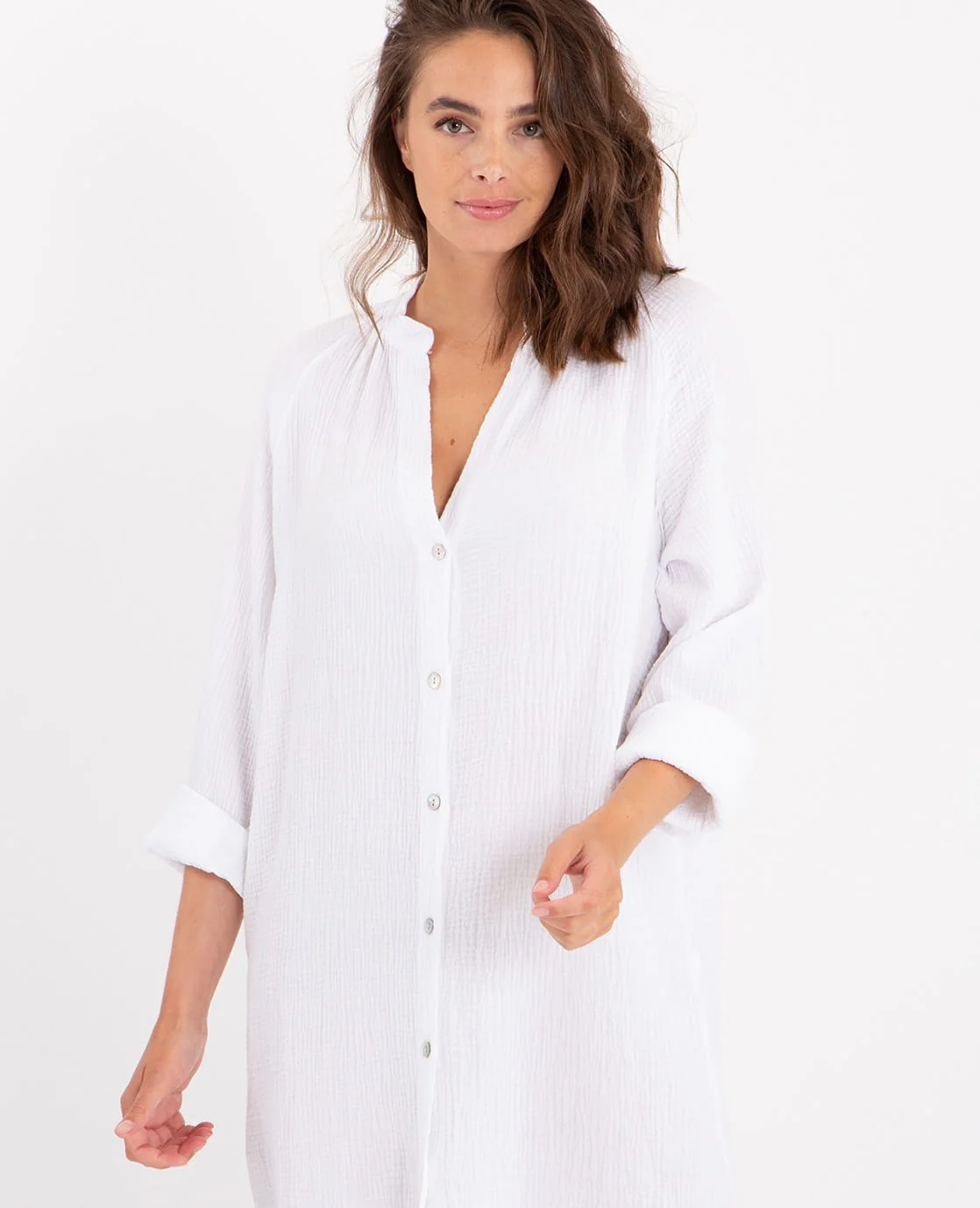 La Spring Dress Joyeux Blanc | Wit - Image 6