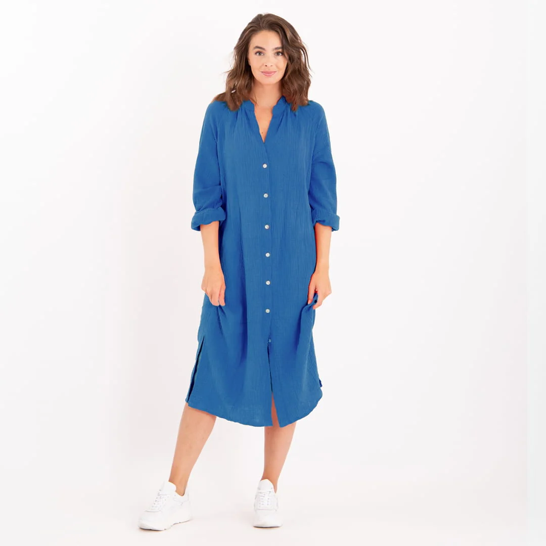 La Spring Dress Joyeux Early Blue | Early Blue - Image 7