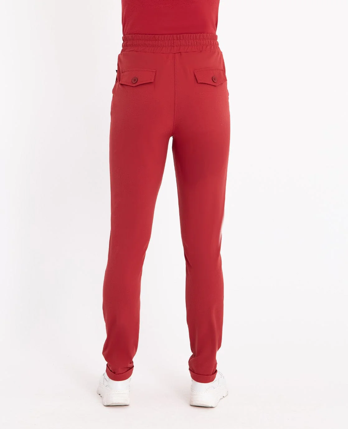 Le Pant Regular Travel +++ Merlot Red | Merlot Red - Image 6