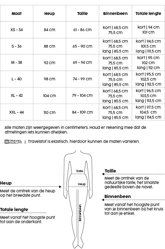 Legging Sports Travel | Zwart - Image 9
