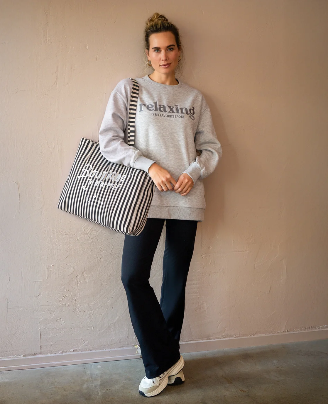 Leisure Bag | Zwart / Wit - Image 2