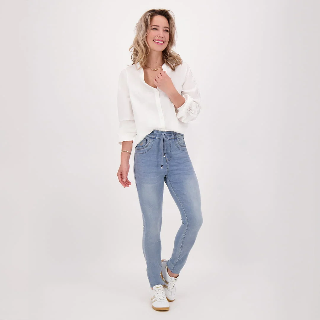 Pant Celine Jogg Denim | Light Blue Denim - Image 7