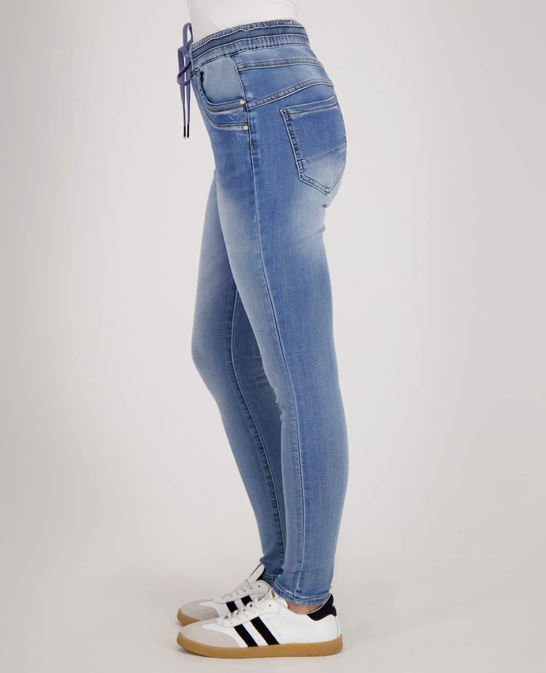 Pant Celine Jogg Denim | Mid Blue Denim - Image 4