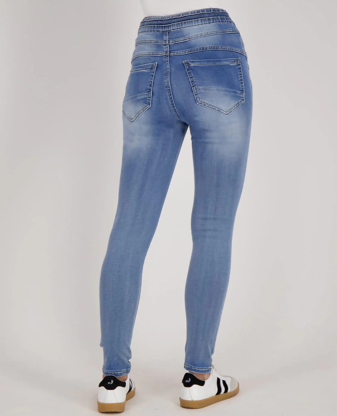 Pant Celine Jogg Denim | Mid Blue Denim - Image 6