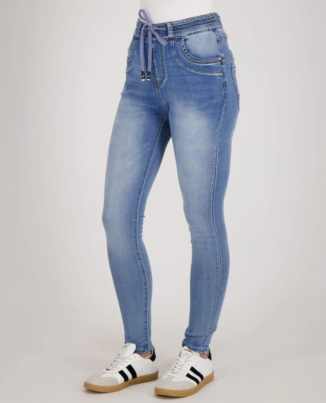 Pant Celine Jogg Denim | Mid Blue Denim - Image 9