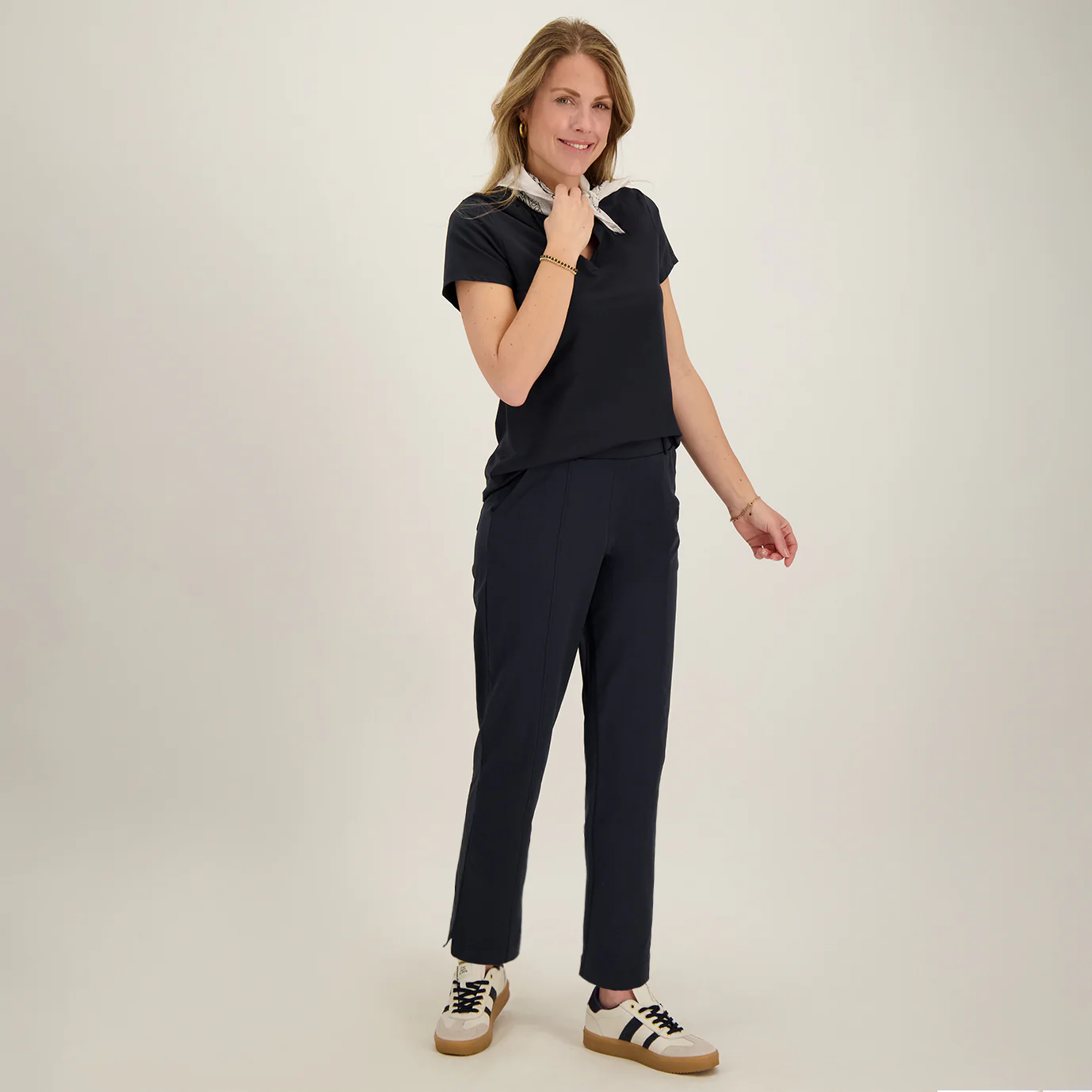Pant Chino 7/8 Travel | Donkerblauw - Image 2