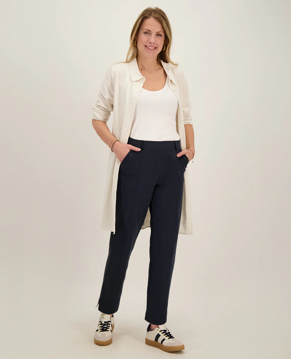 Pant Chino 7/8 Travel | Donkerblauw - Image 7