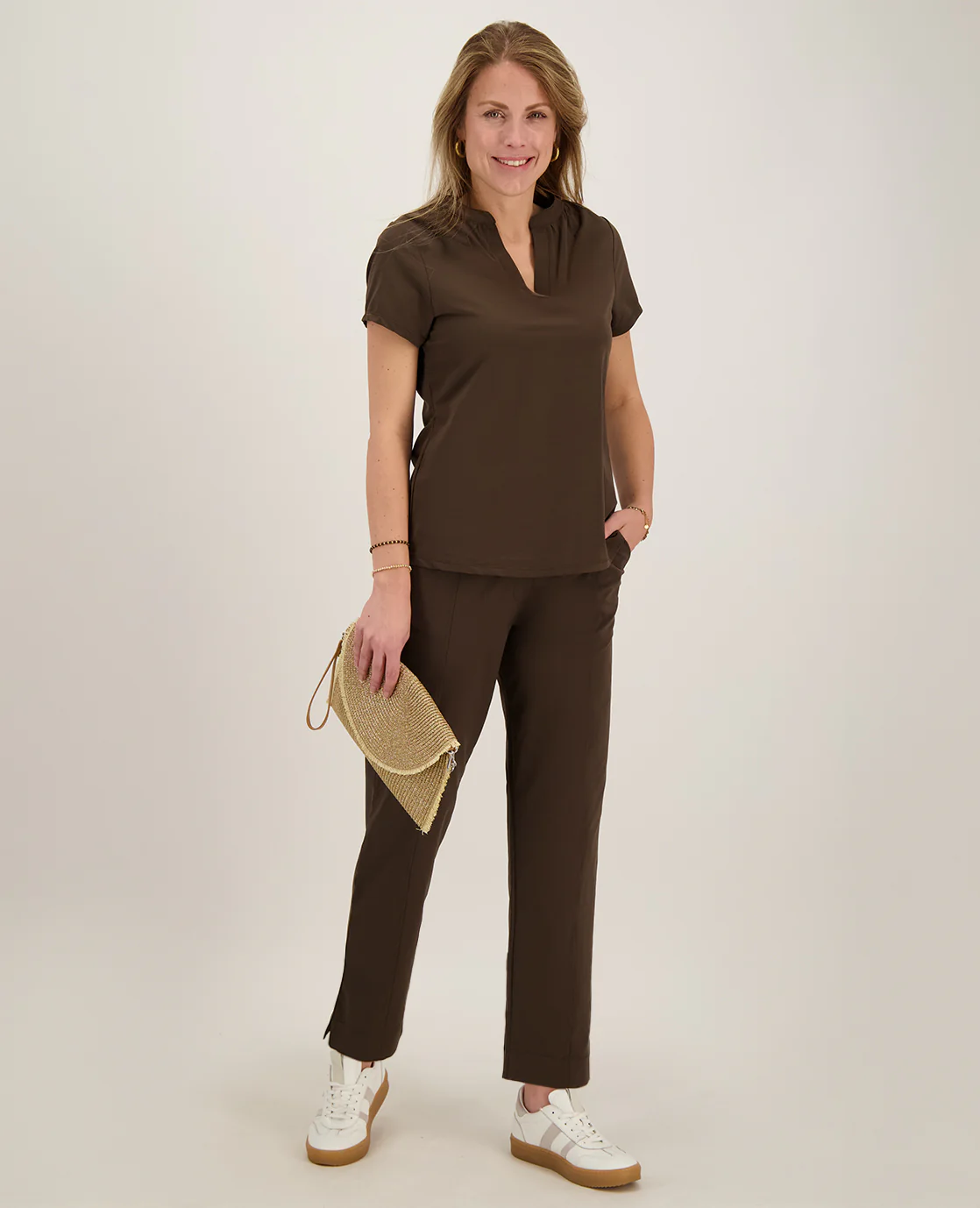 Pant Chino 7/8 Travel | Espresso - Image 7