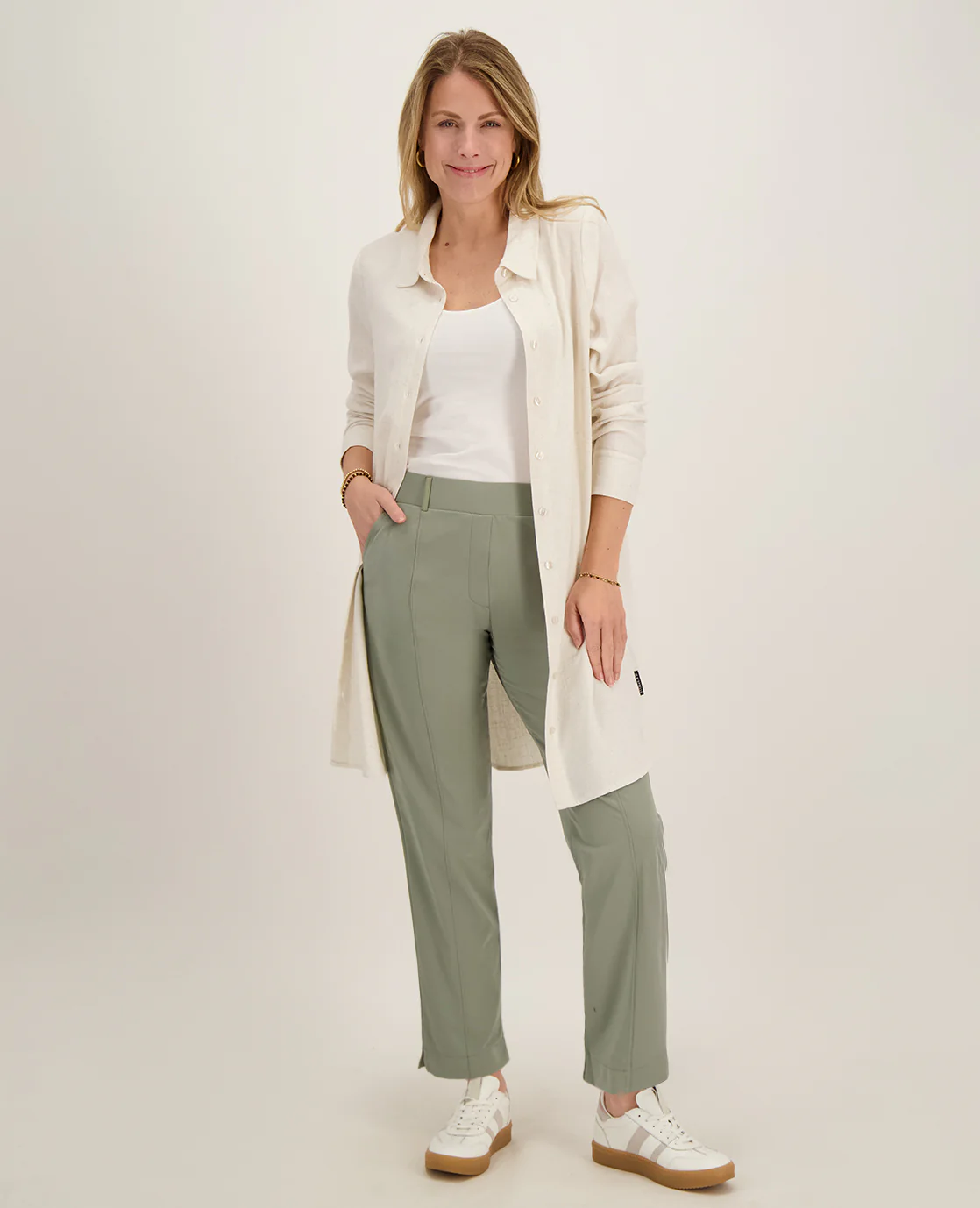 Pant Chino 7/8 Travel | Olive - Image 7
