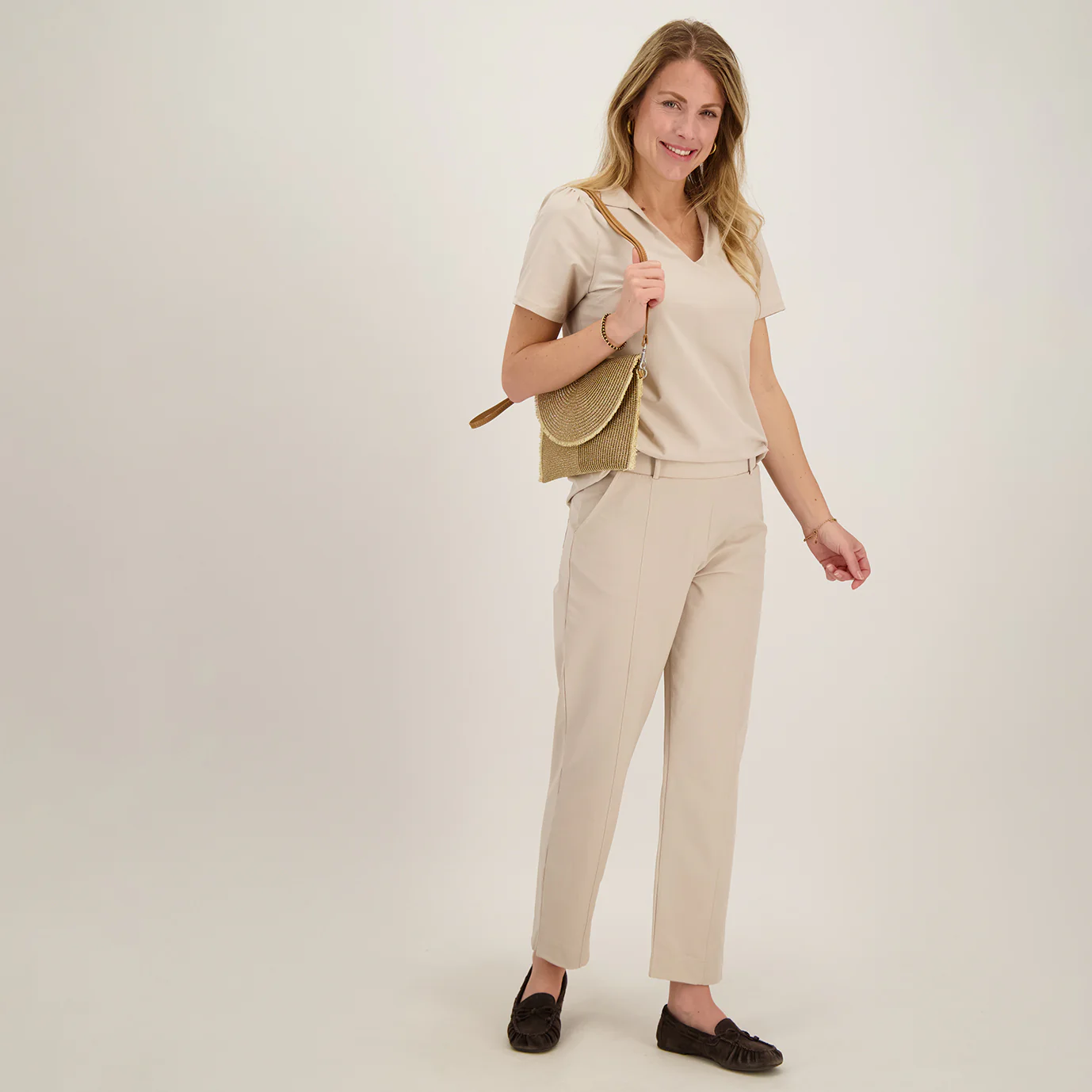 Pant Chino 7/8 Travel | Warm Greige - Image 2