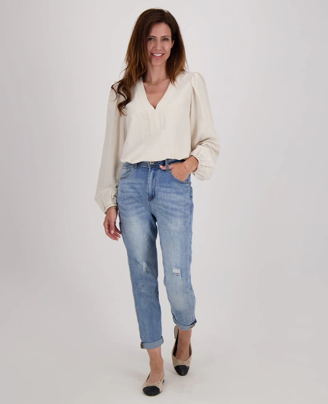 Pant Comfy Superstretch Denim | Blue Denim Washed