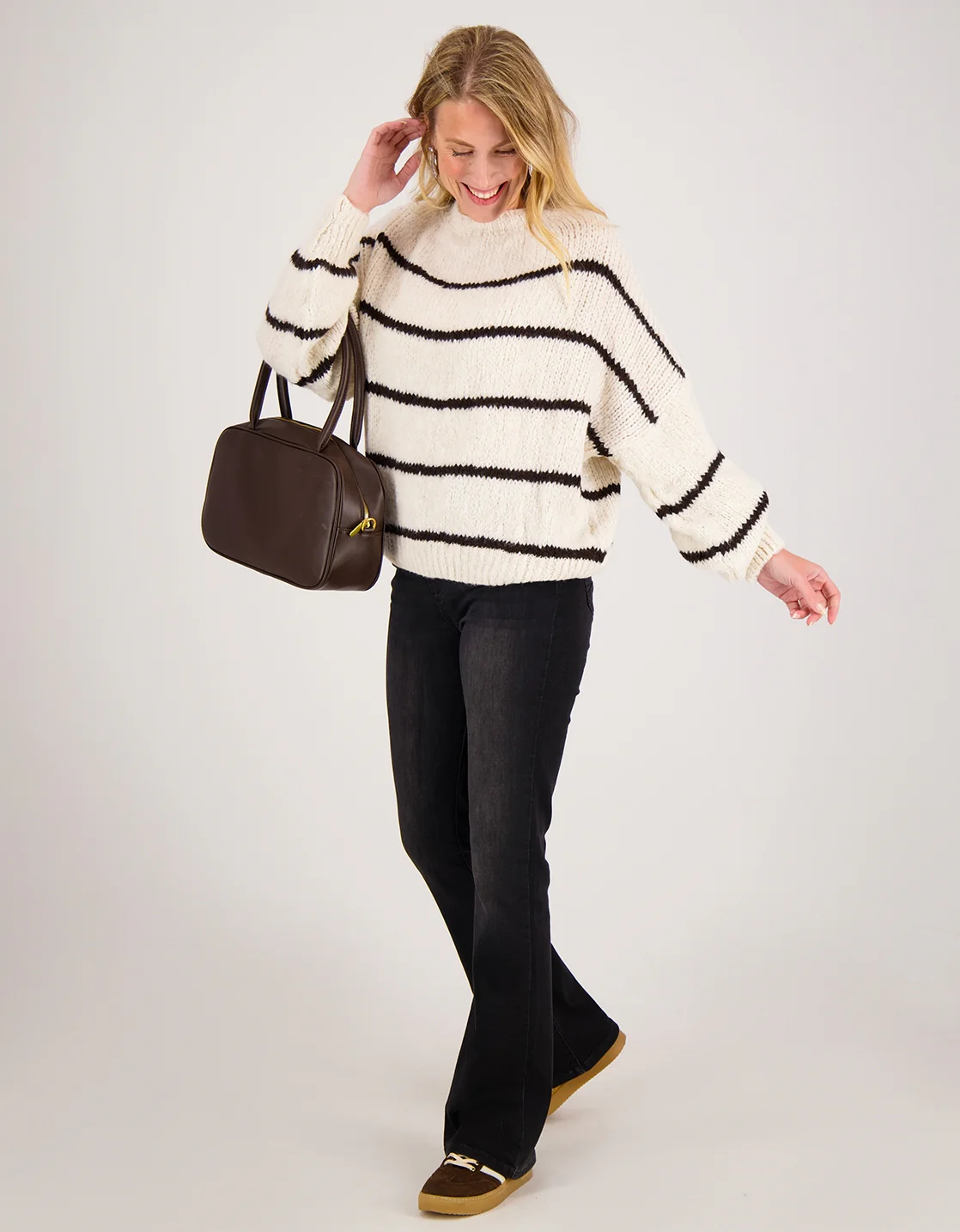 Pant Daisy Jogg Denim | Black Denim - Image 5
