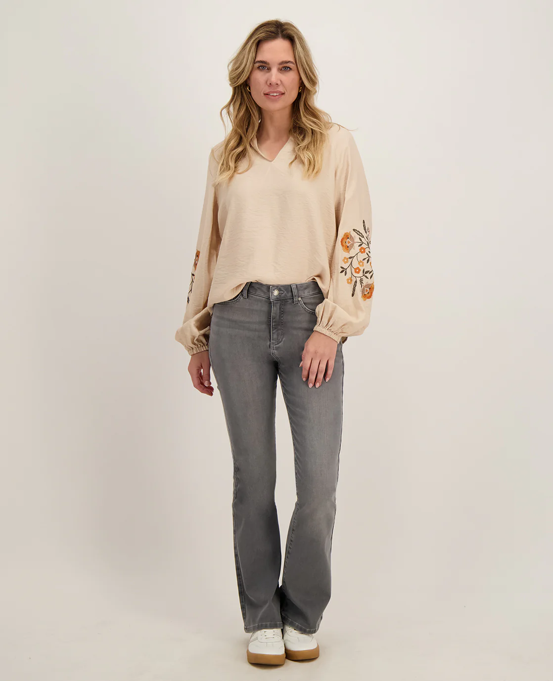Pant Daisy Jogg Denim | Light Grey Denim - Image 7