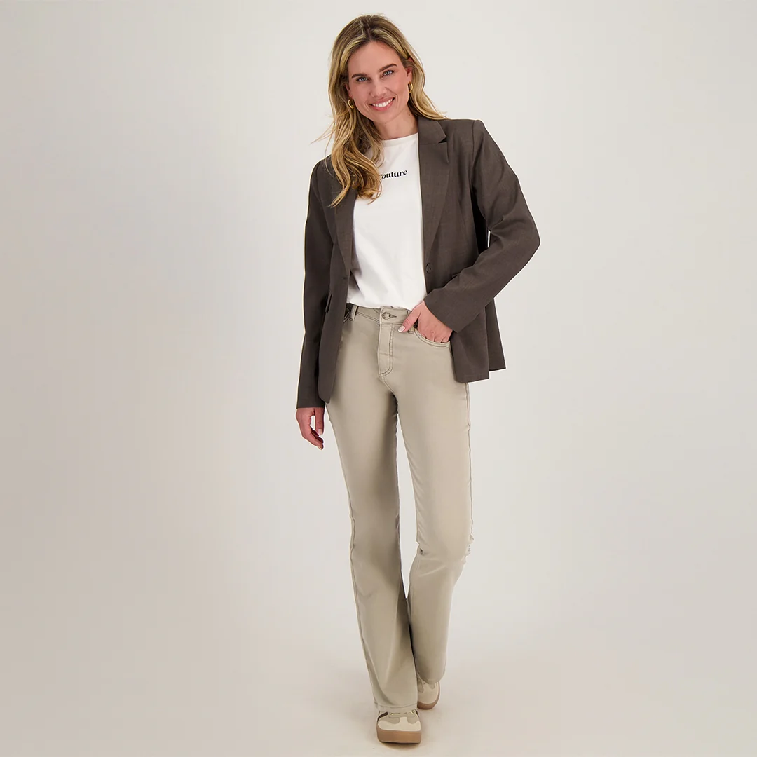 Pant Daisy Jogg Denim | Light Taupe - Image 7